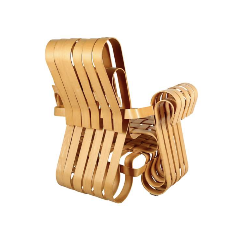 Cadeirão Vintage "Power Play" de Frank Gehry para Knoll, 1990