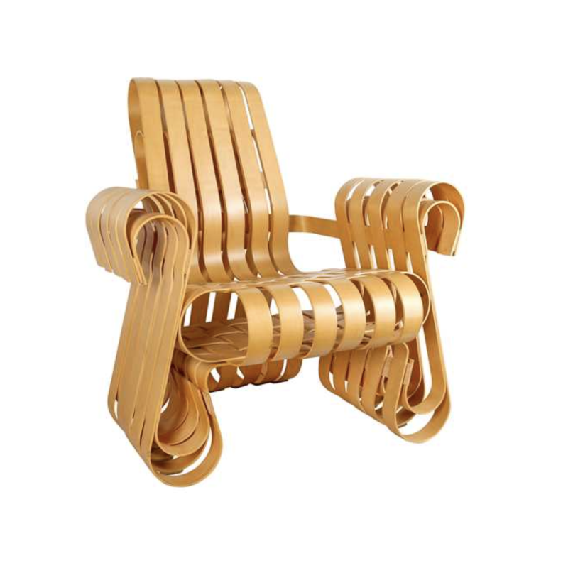 Cadeirão Vintage "Power Play" de Frank Gehry para Knoll, 1990