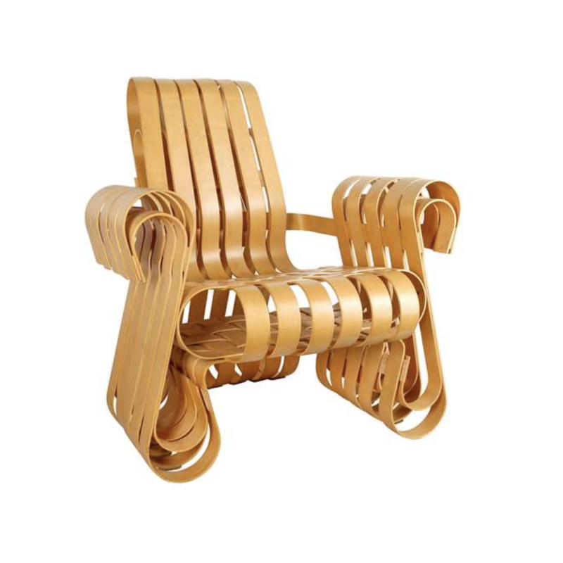 Vintage "Power Play" armchair by Frank Gehry for Knoll, 1990s