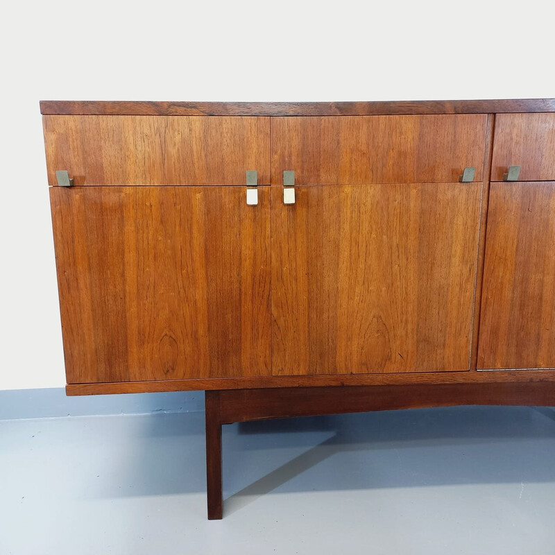 Vintage rosewood and brass sideboard, 1960