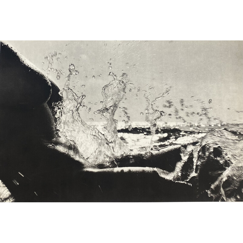 Photographie vintage "Nu de la Mer, Camargue" de Lucien Clergue, 1966