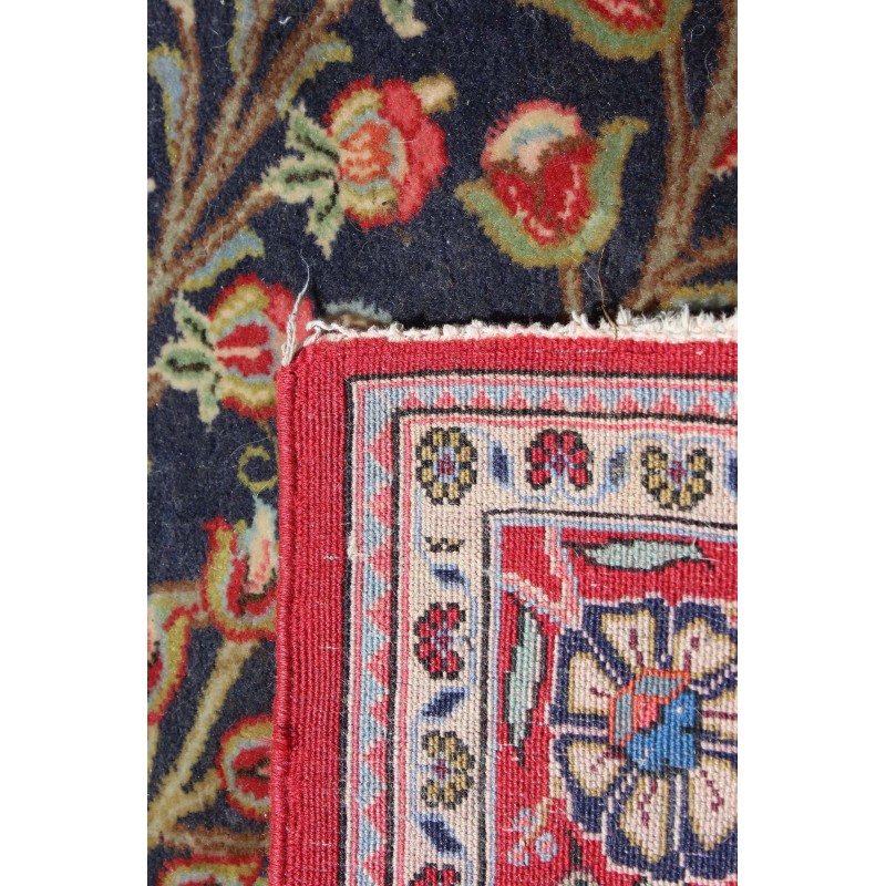 Vintage Persisch Lebensbaum Vogel und Tier Teppich