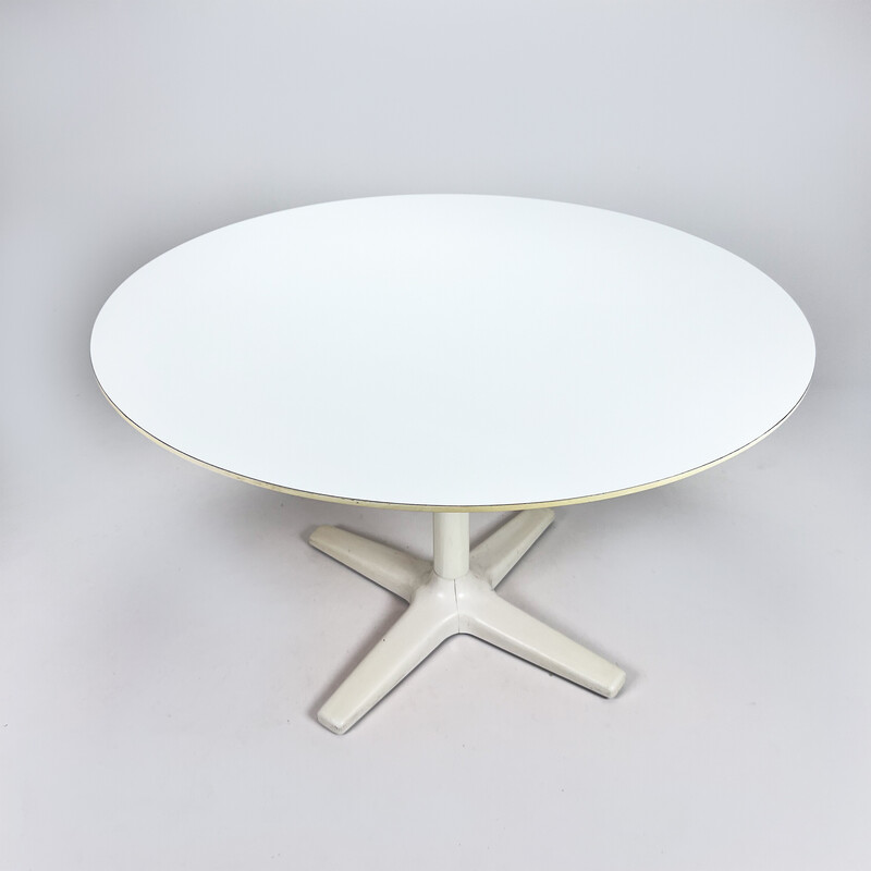 Space Age vintage Dutch dining table by Pastoe, 1970s