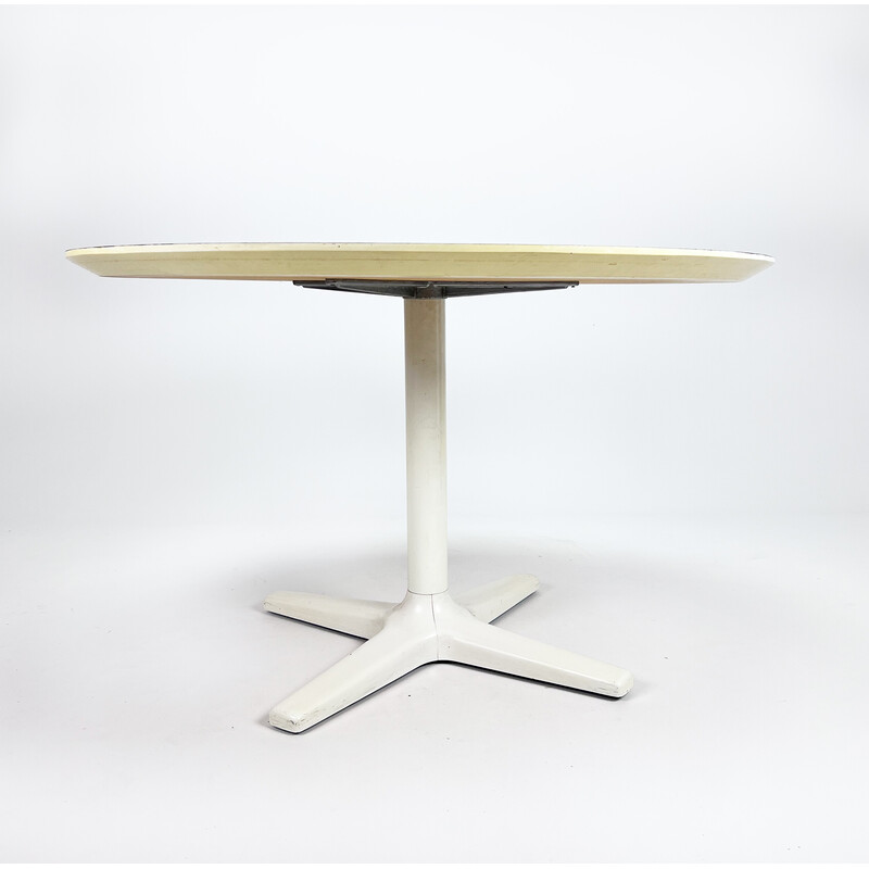 Space Age vintage Nederlandse eettafel van Pastoe, 1970