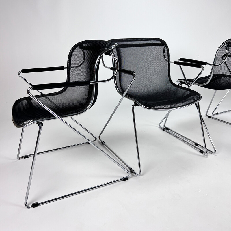Vintage Penelope stoelen van Charles Pollock voor Castelli, jaren 1980