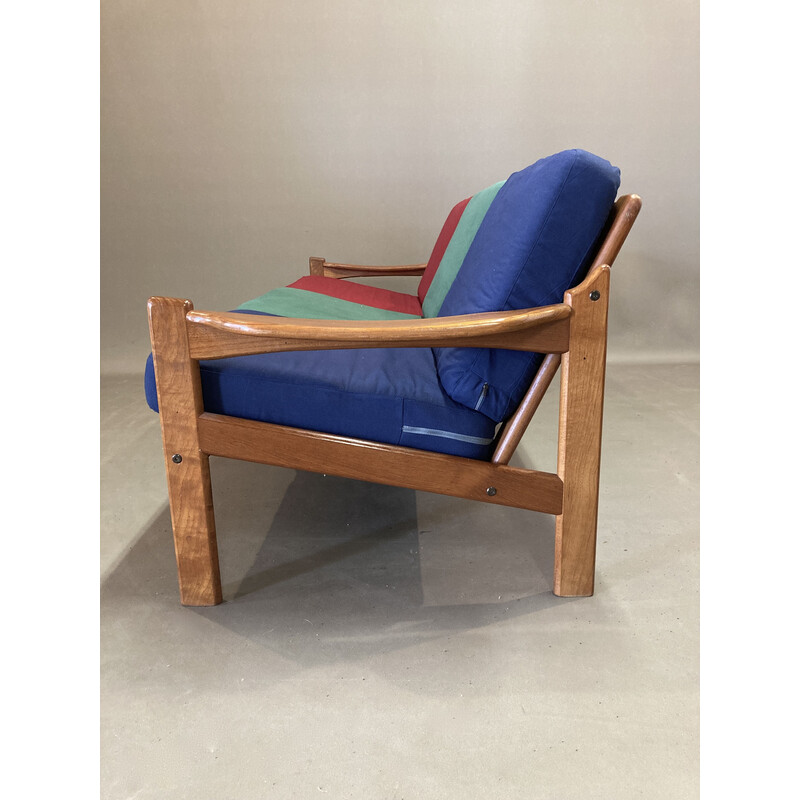 Divano scandinavo a 3 posti a colori, 1950