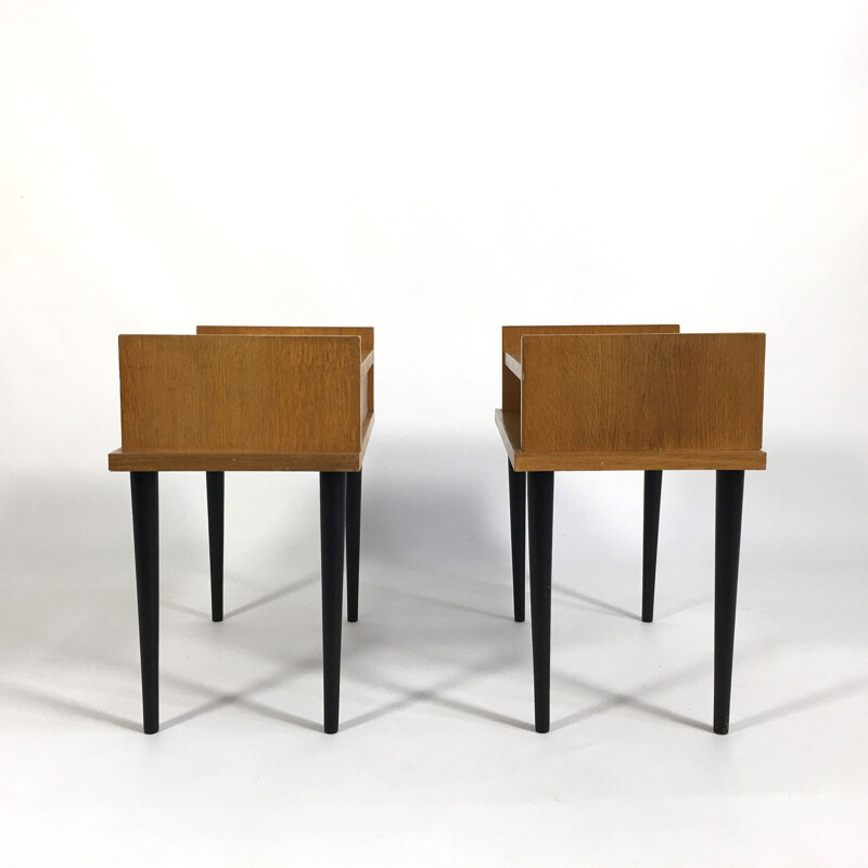 Pair of vintage bedside tables - 1960s