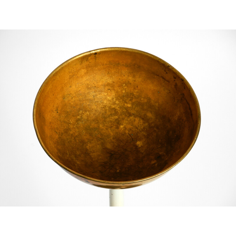 Mid century brass holy water stand by Vereinigte Werkstätten