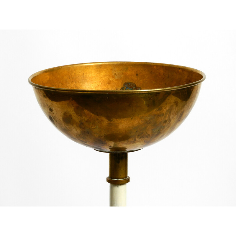 Mid century brass holy water stand by Vereinigte Werkstätten