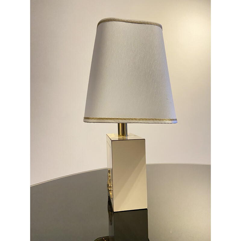 Vintage table lamp Hollywood Regency by Disderot Francia, 1970s