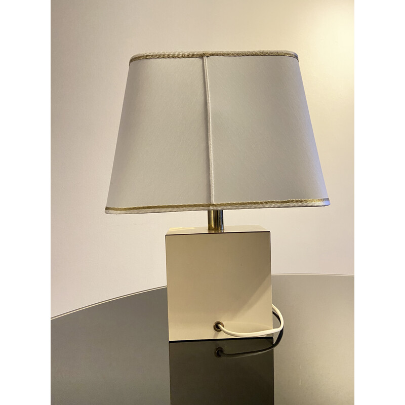 Vintage table lamp Hollywood Regency by Disderot Francia, 1970s