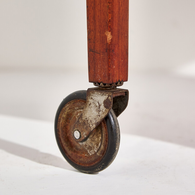 Vintage teak trolley by Peter Hvidt and Orla Mølgaard Nielsen for Søborg Møbler, 1950s