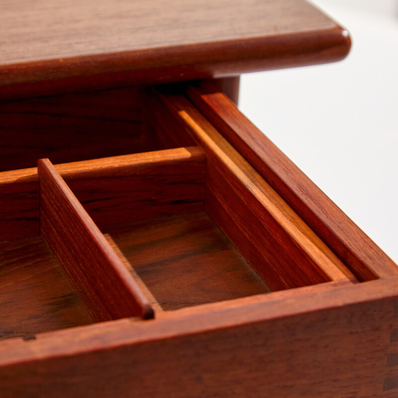 Vintage teak sewing table by Kai Kristiansen for Vildbjerg Møbelfabrik, 1960s