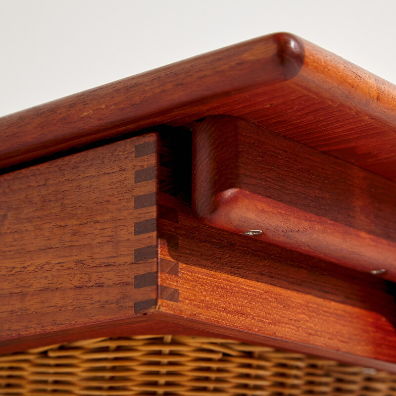 Vintage teak sewing table by Kai Kristiansen for Vildbjerg Møbelfabrik, 1960s