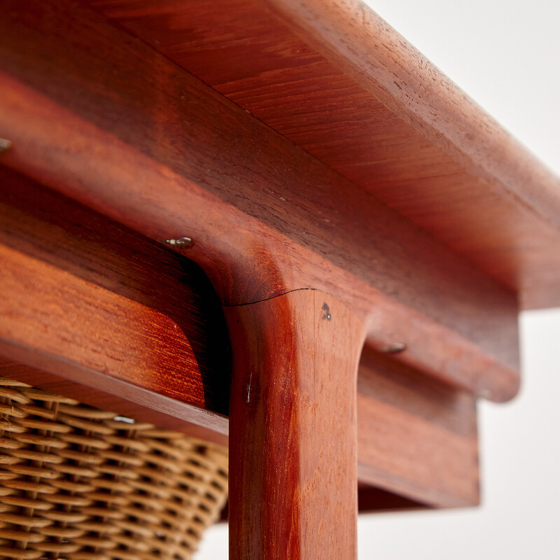 Vintage teak sewing table by Kai Kristiansen for Vildbjerg Møbelfabrik, 1960s