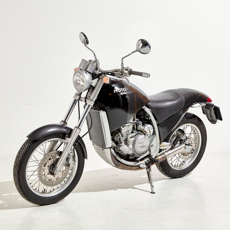 Vintage Aprilia Motó 6.5 motorfiets door Philippe Starck, jaren 1990