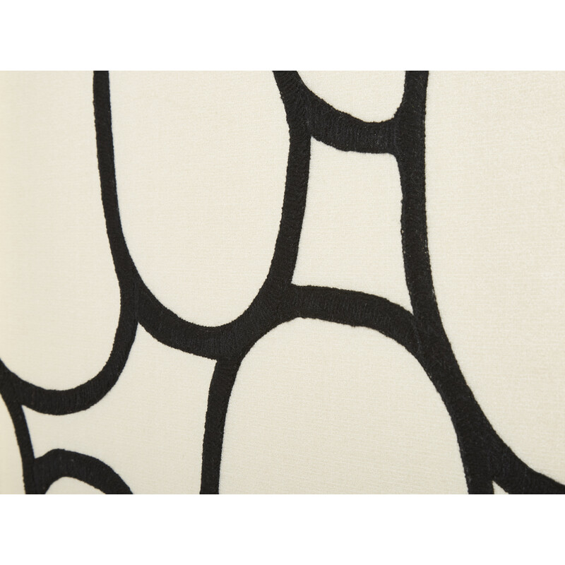 Biombo vintage de cuatro paneles de latón y seda de Galerie Maison et Jardin, 1970