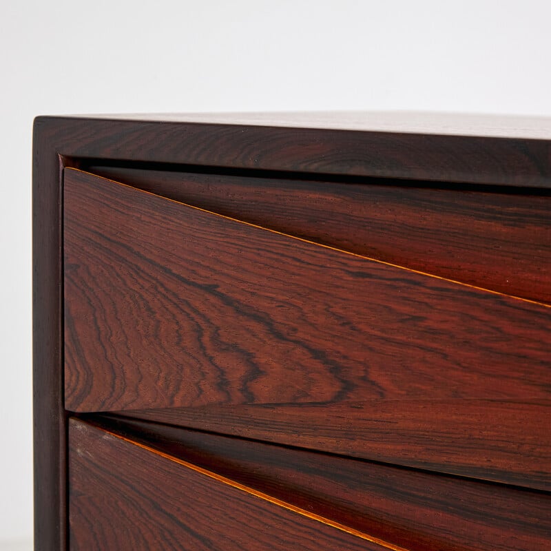 Danish vintage rosewood chest of drawers by Arne Vodder for N.C Møbler, 1950s