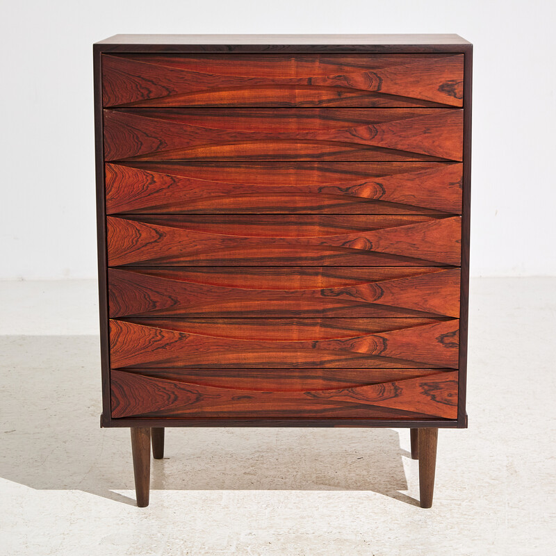 Danish vintage rosewood chest of drawers by Arne Vodder for N.C Møbler, 1950s