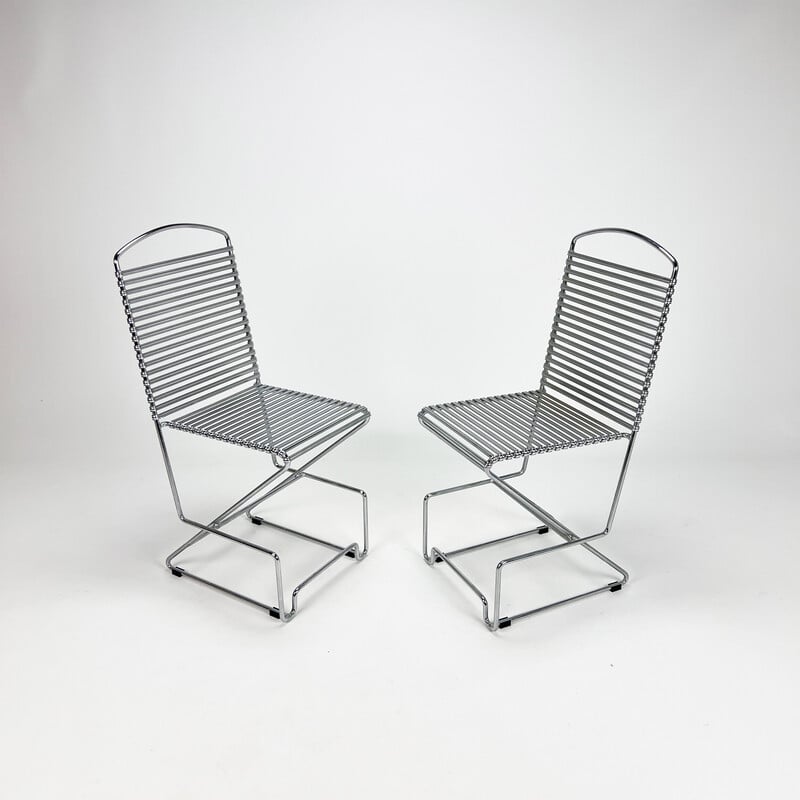 Vintage chairs by Till Behrens for Schlubach, 1980s