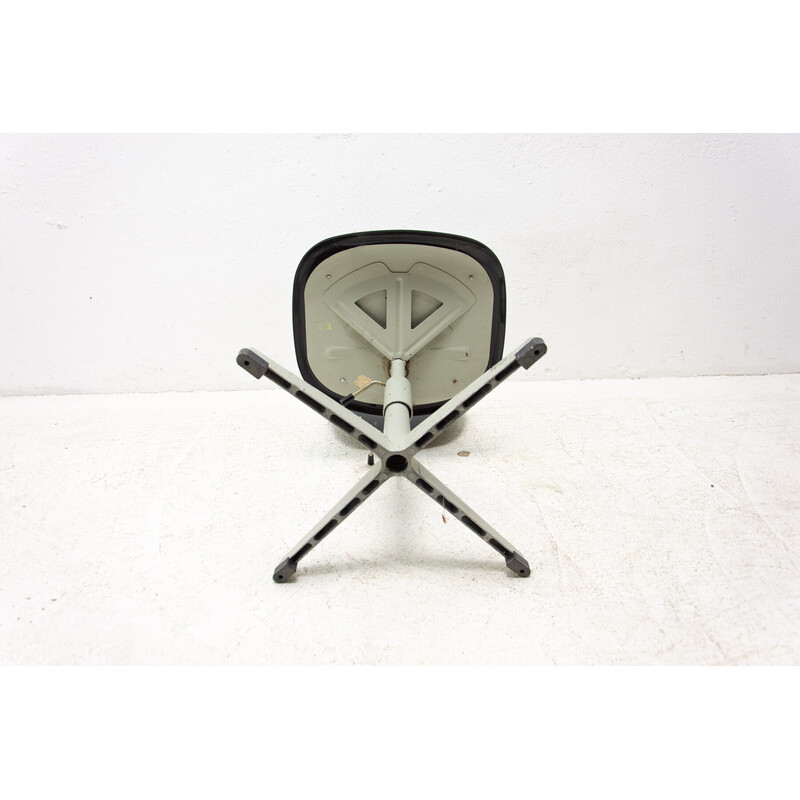 Vintage industrial swivel desk armchair by Kovona, 1950s