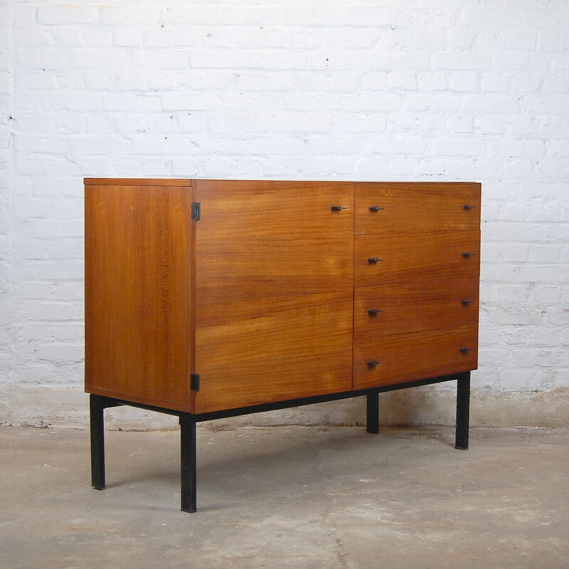 Vintage highboard "1264" by Pierre Guariche for Meurop, 1960