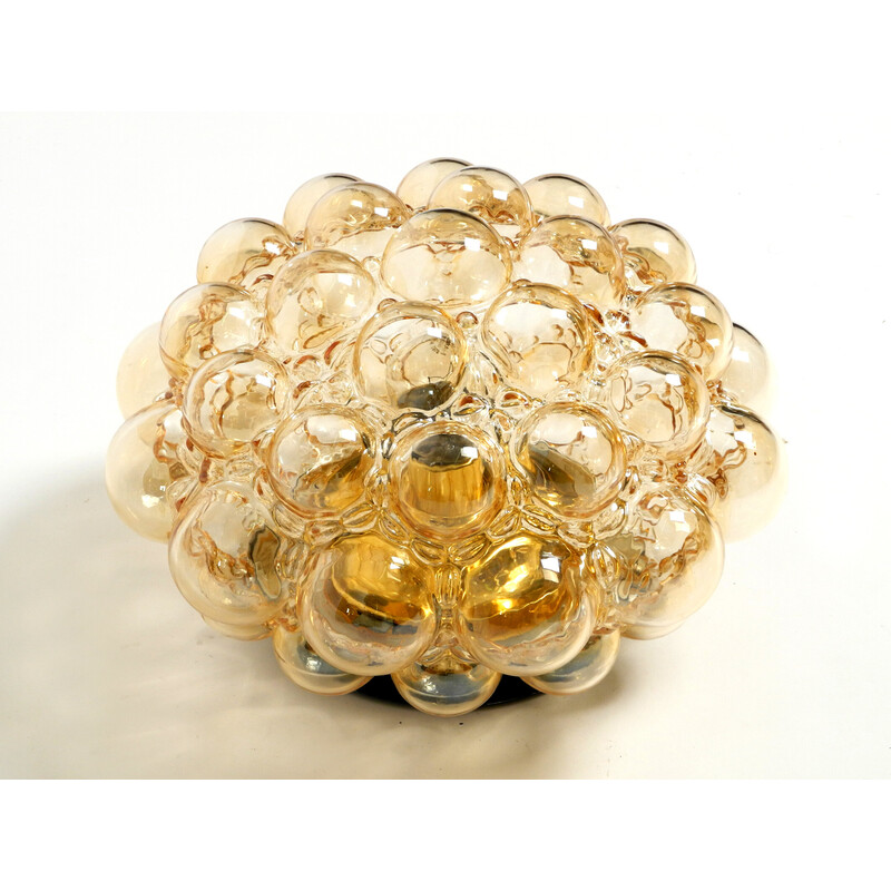 Vintage bubble glass ceiling lamp by Helena Tynell for Limburg, Germany 1960s