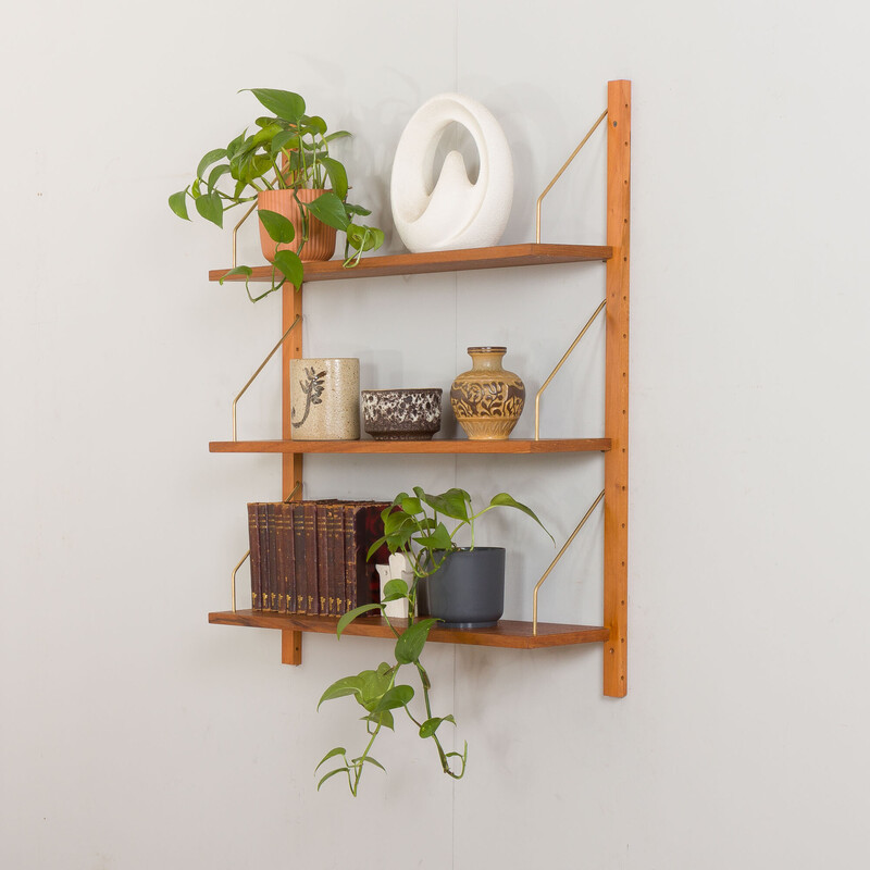 Danish vintage wall unit in teak