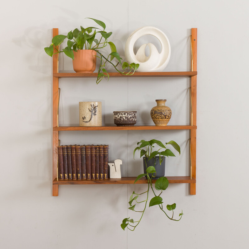 Danish vintage wall unit in teak