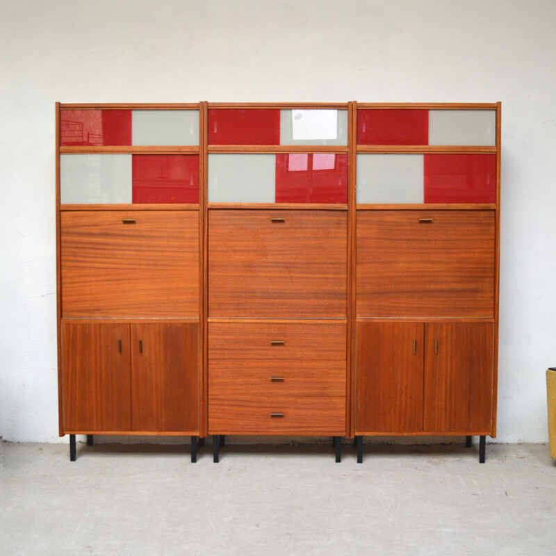 Vintage desk secretary - 1950s