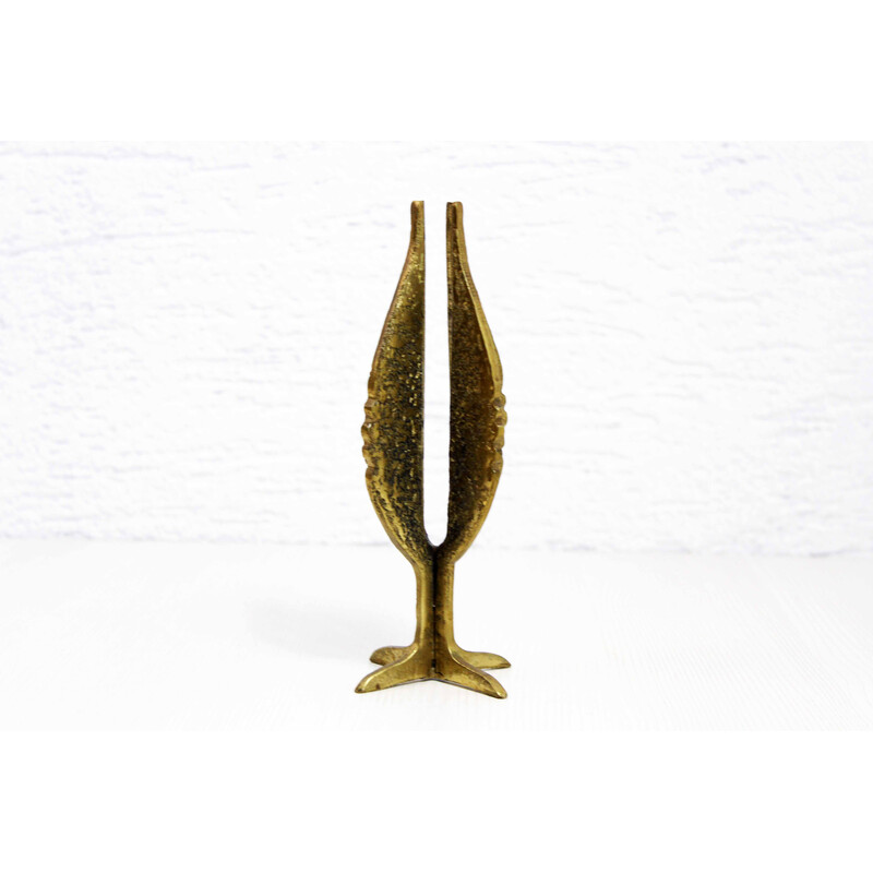 Candelabro Brutalista Vintage bronze, 1960