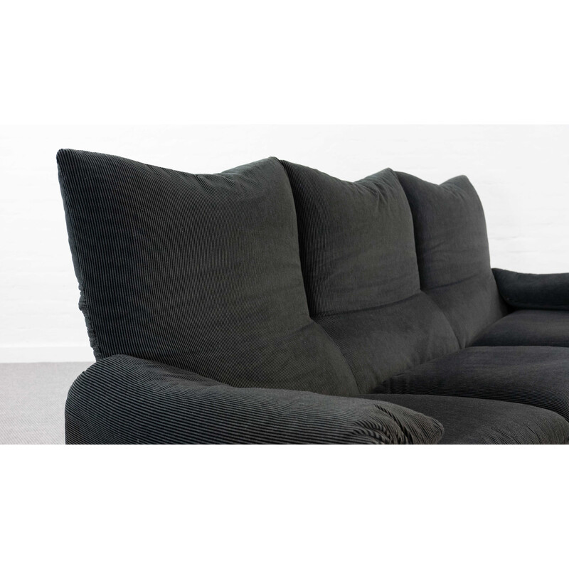 Vintage Maralunga 3-seat sofa by Vico Magistretti for Cassina