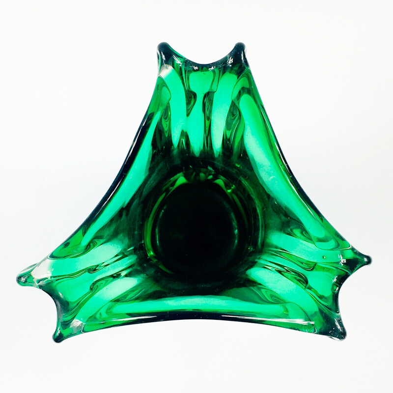 Mid-century Chambord Murano glass vase by Fratelli Toso, Italy 1940s-1950s