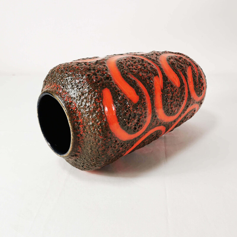 Vintage Fat Lava vase, Germany 1960s