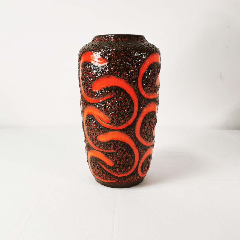 Vintage Fat Lava vase, Germany 1960s