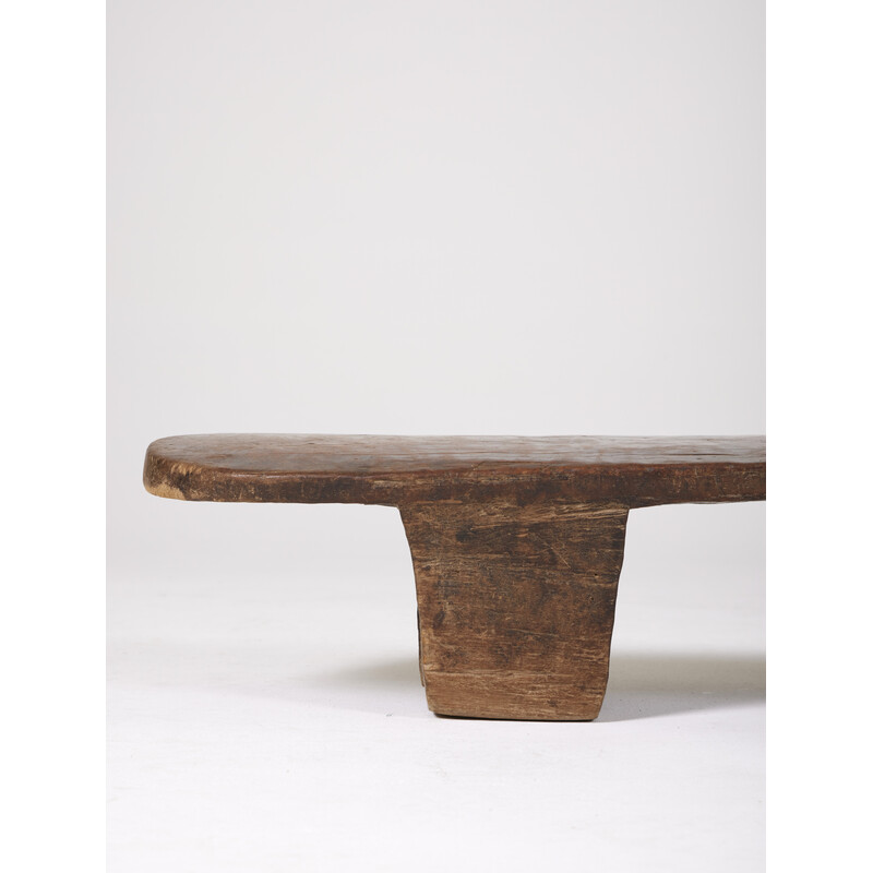 Vintage African bench Senufo, 1980