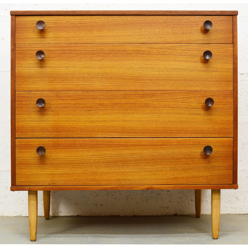 Mid-Century Teak Chest of Drawers by Avalon - 1960s