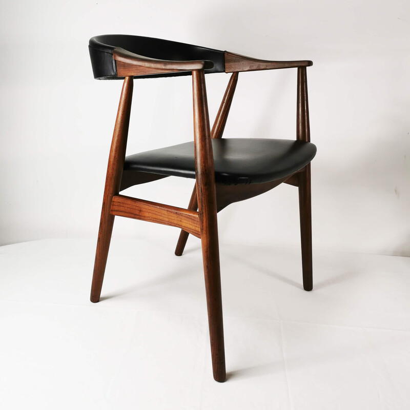 Modernistischer Vintage-Sessel von Th. Harlev für Farstrup, Dänemark 1960er Jahre
