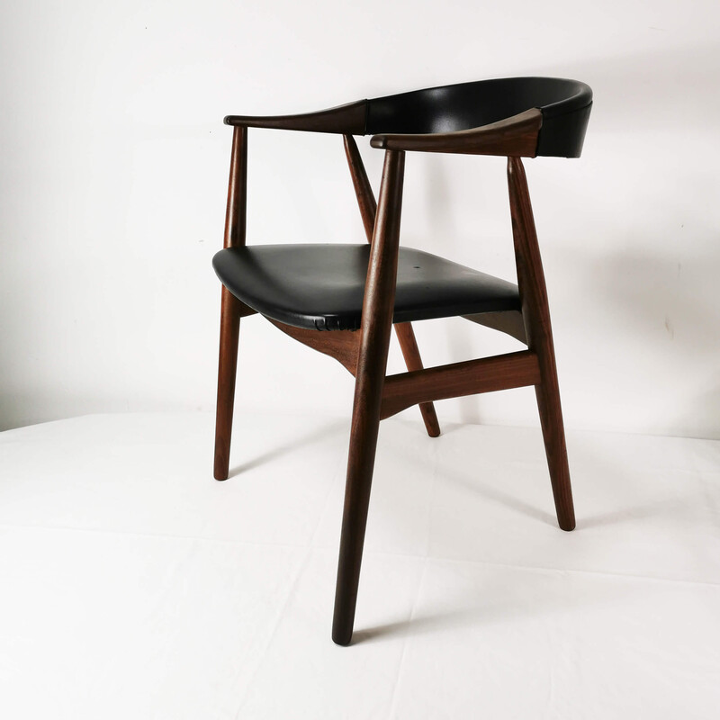 Modernistischer Vintage-Sessel von Th. Harlev für Farstrup, Dänemark 1960er Jahre