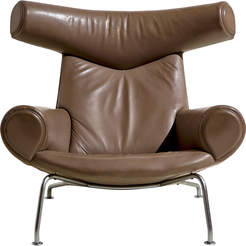 Vintage Ox armchair by Hans J. Wegner for Erik Jørgensen