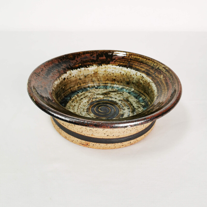 Vintage ceramic bowl, Denmark 1970s
