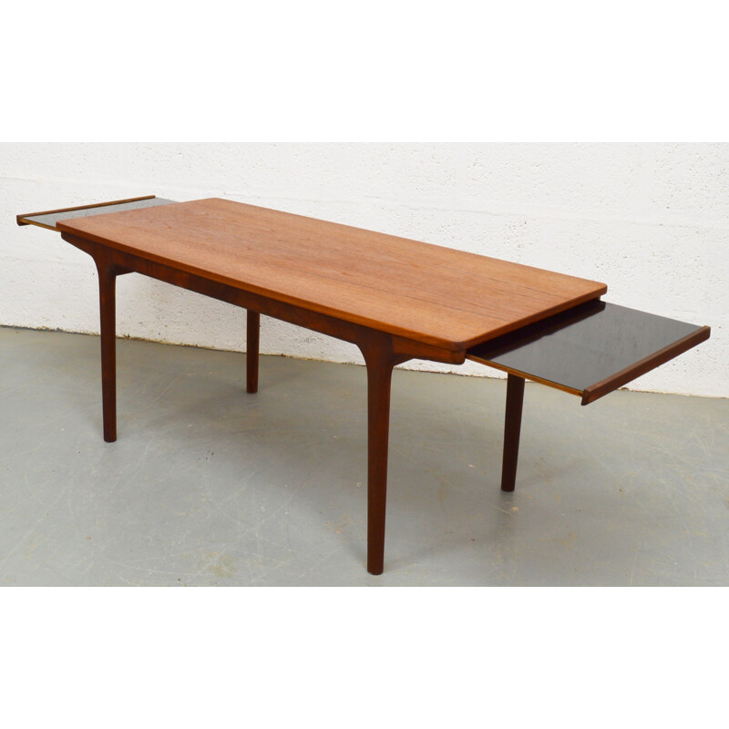 Mid-Century Teak and Melamine Extendable Coffee Table by McIntosh - 1960s