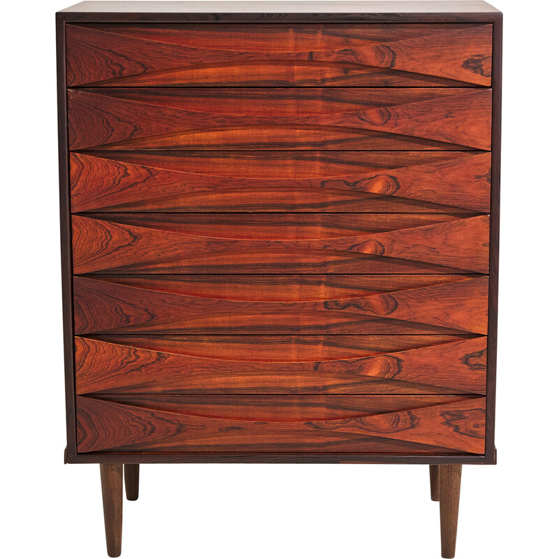 Danish vintage rosewood chest of drawers by Arne Vodder for N.C Møbler, 1950s