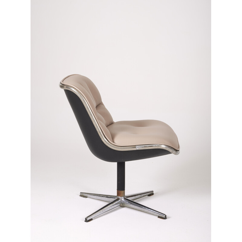 Vintage fauteuil van Charles Pollock voor Knoll, 1970