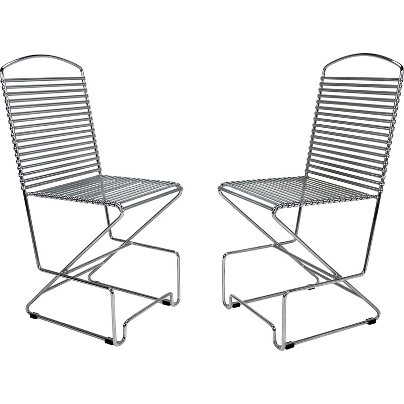 Vintage chairs by Till Behrens for Schlubach, 1980s