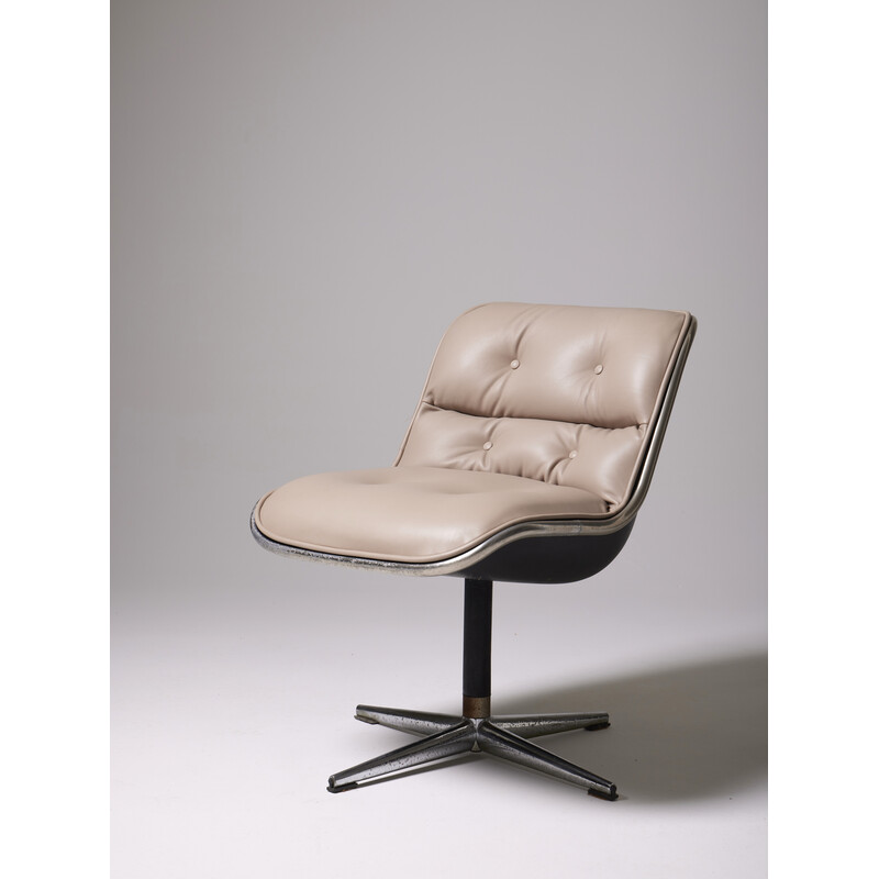 Vintage fauteuil van Charles Pollock voor Knoll, 1970