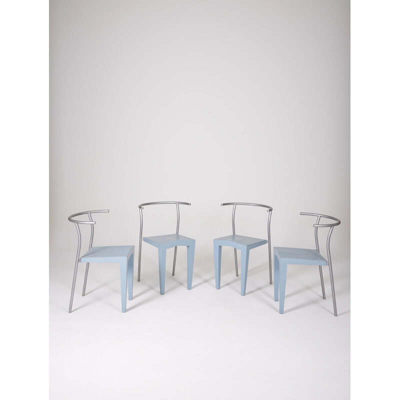 Set van 4 vintage "Dr Glob" stoelen van Philippe Starck voor Kartell, 1988
