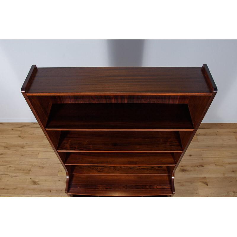 Mid-century rosewood shelf with pull-out top, Denmark 1960s