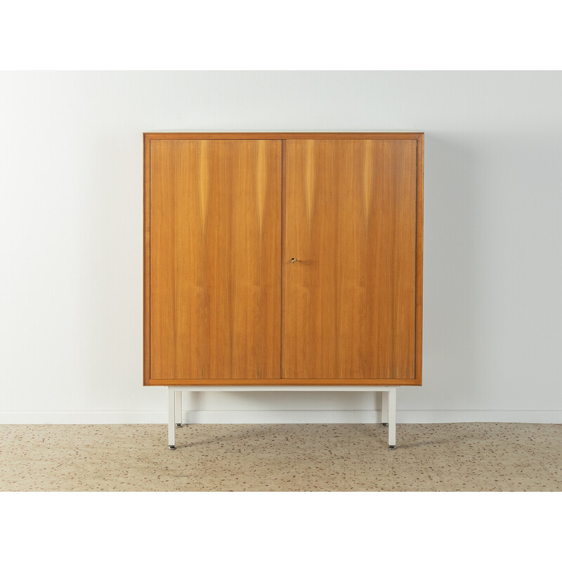Vintage walnut dresser with two doors, Germany 1950s