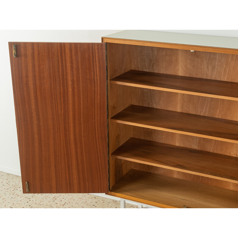 Vintage walnut dresser with two doors, Germany 1950s